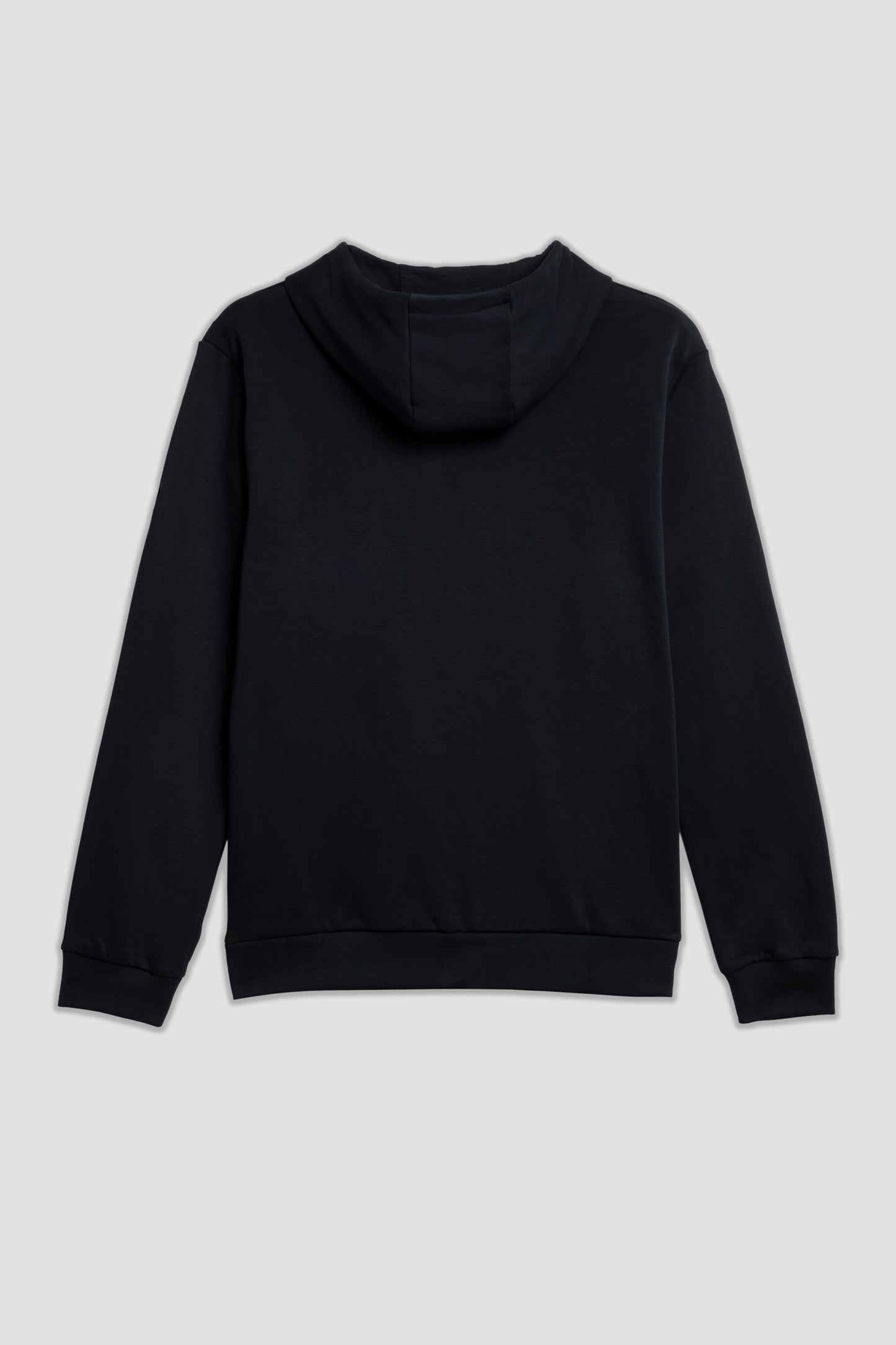 Felpa blu navy con cappuccio