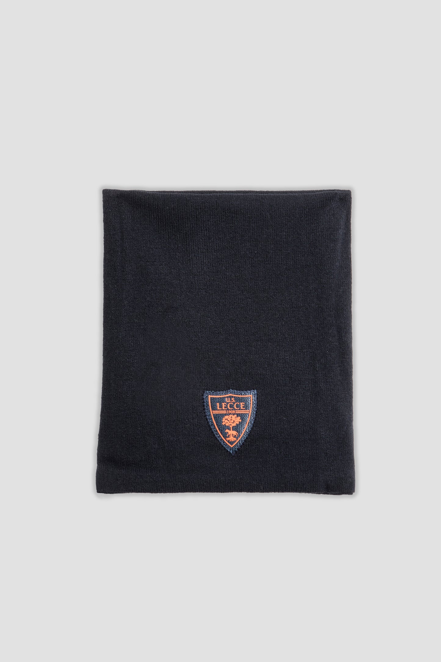 Scaldacollo blu navy con logo