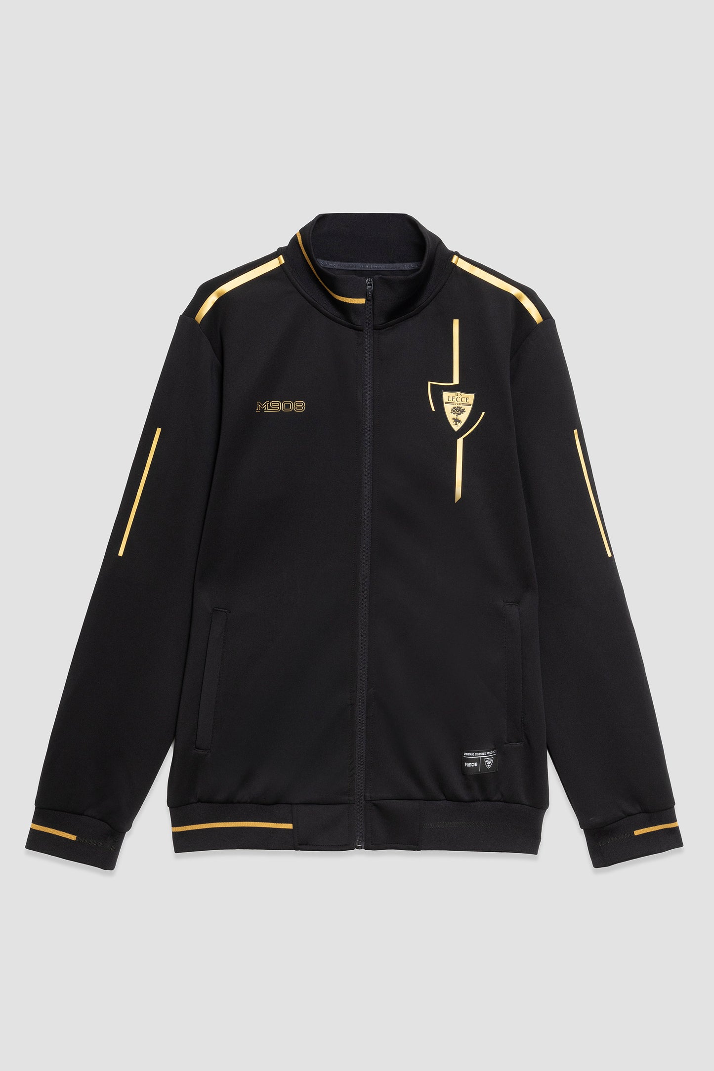 Felpa Pre-Match nera e oro