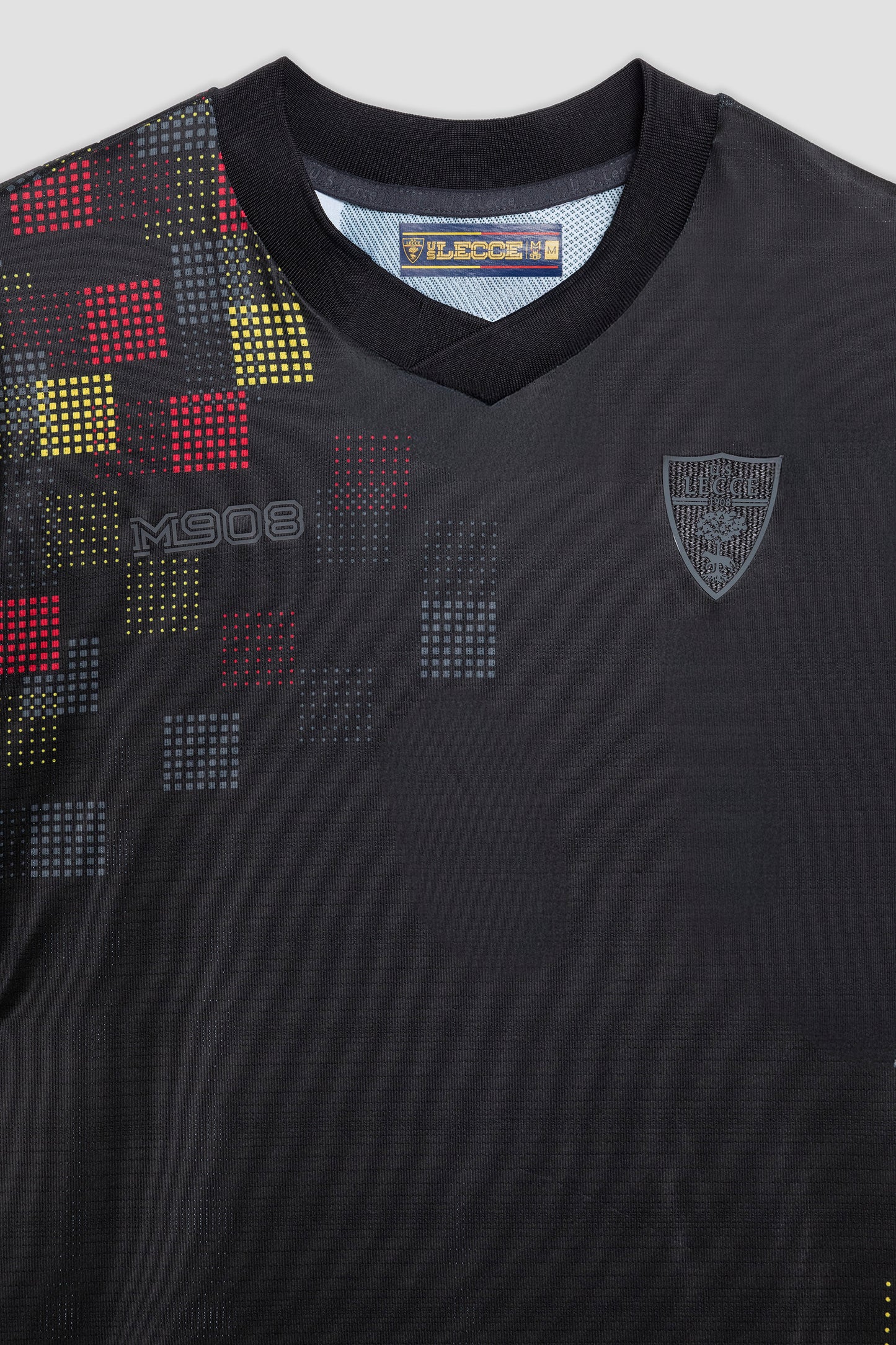 T-shirt Pre-Match nera con motivo geometrico