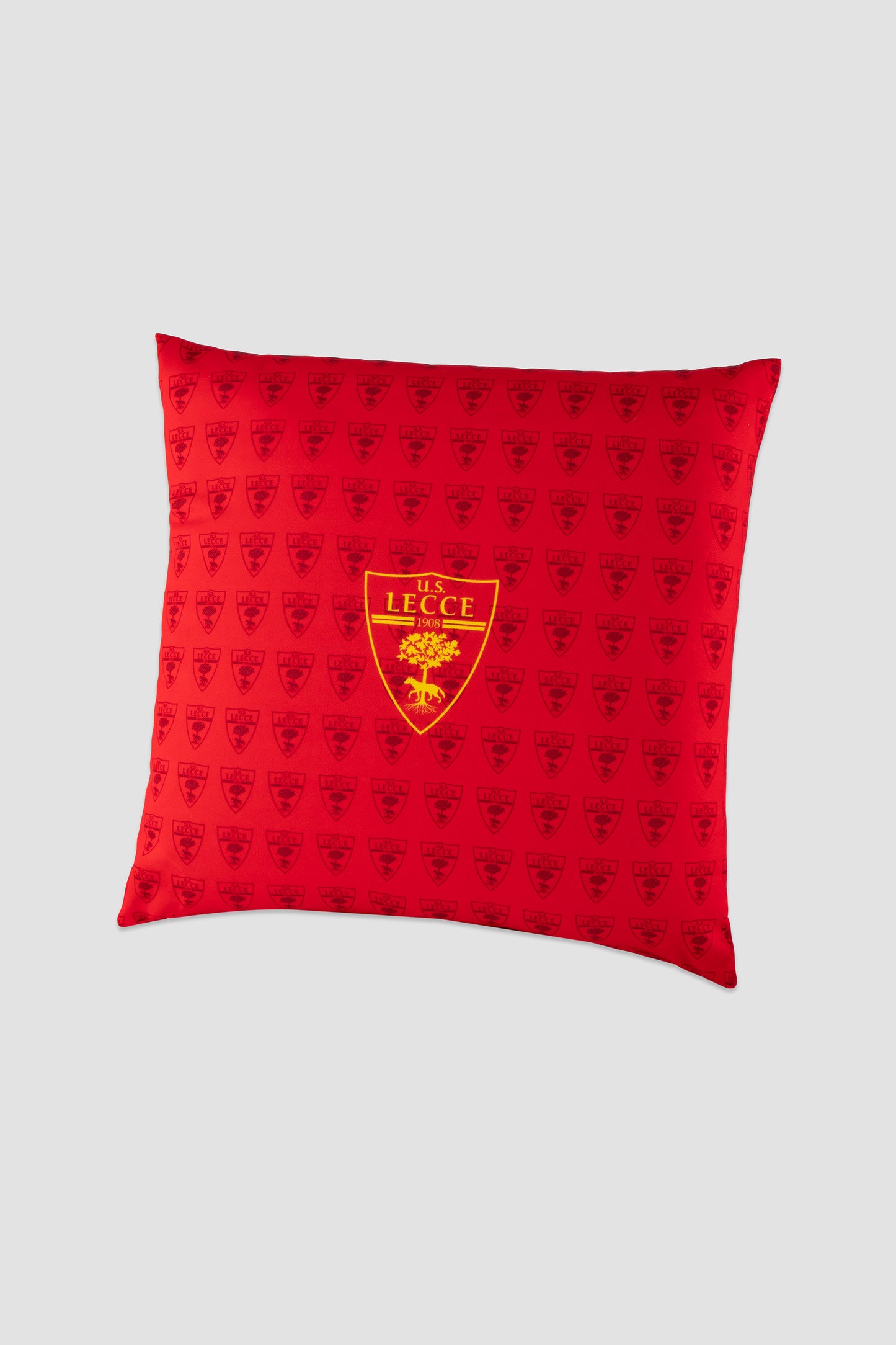 Cuscino stemma U.S. Lecce - rosso