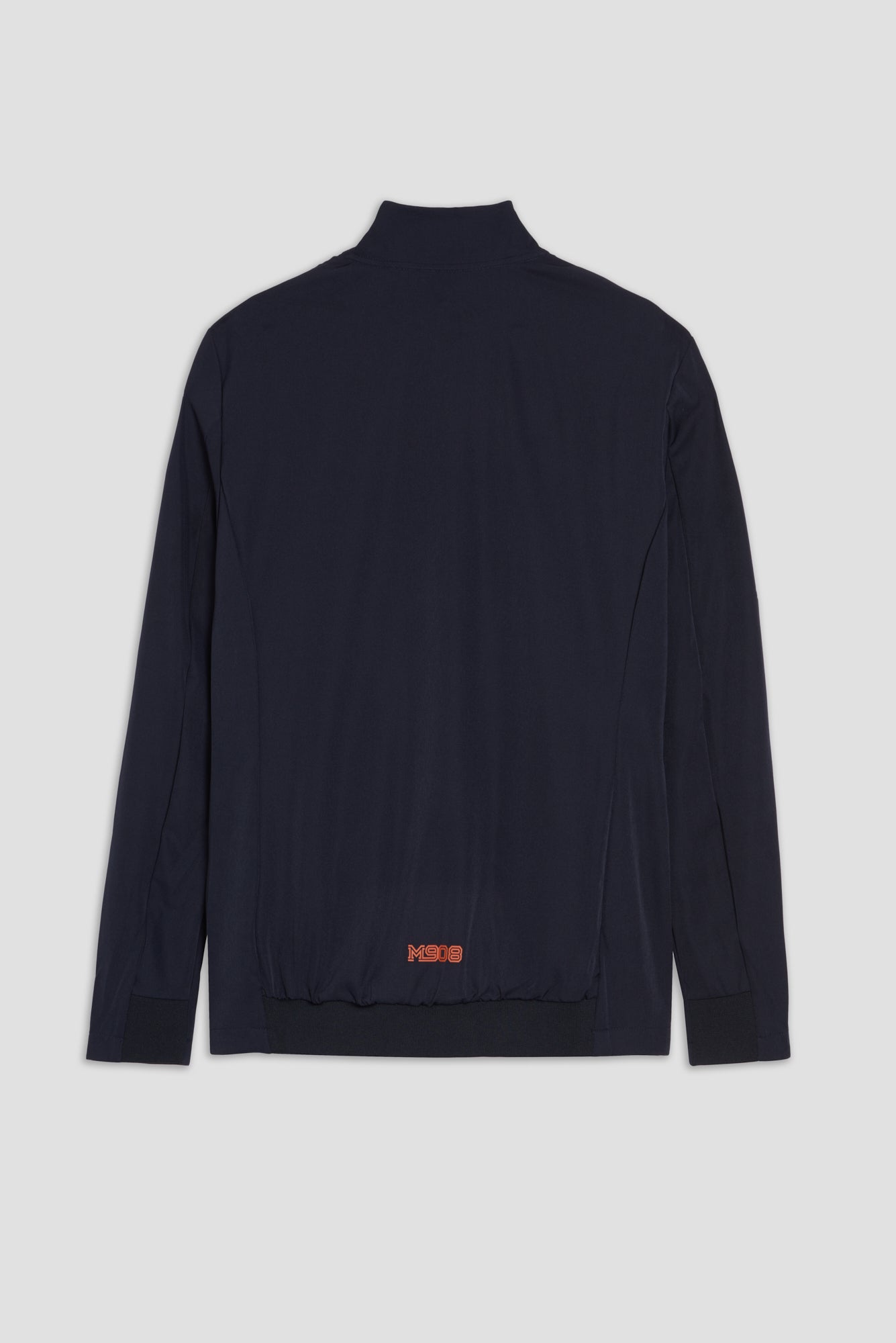 Blue zip-up sweatshirt