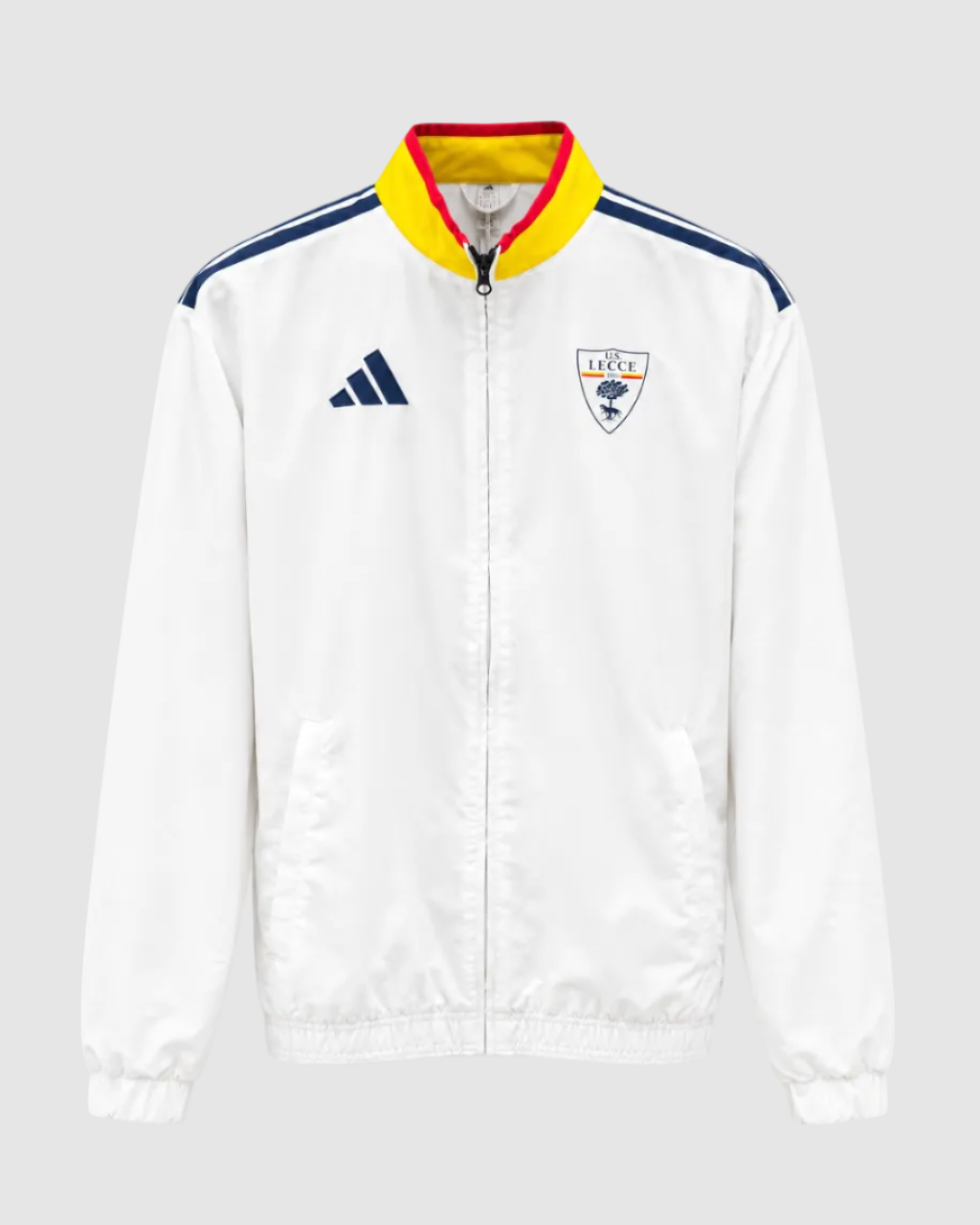 Giacca Pre-Match Bianca con zip 2026/27