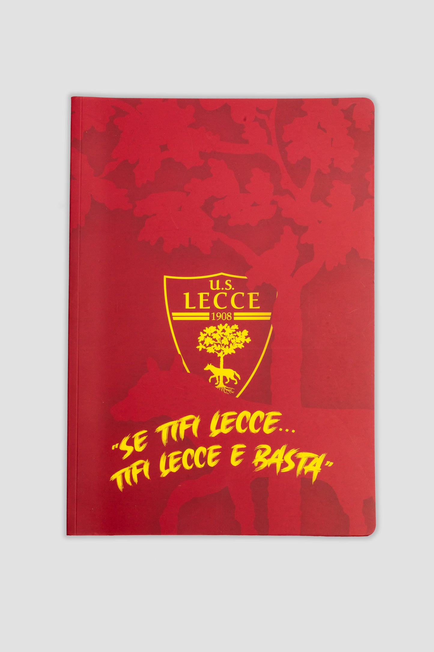 Red notebook "Tifi Lecce e basta"