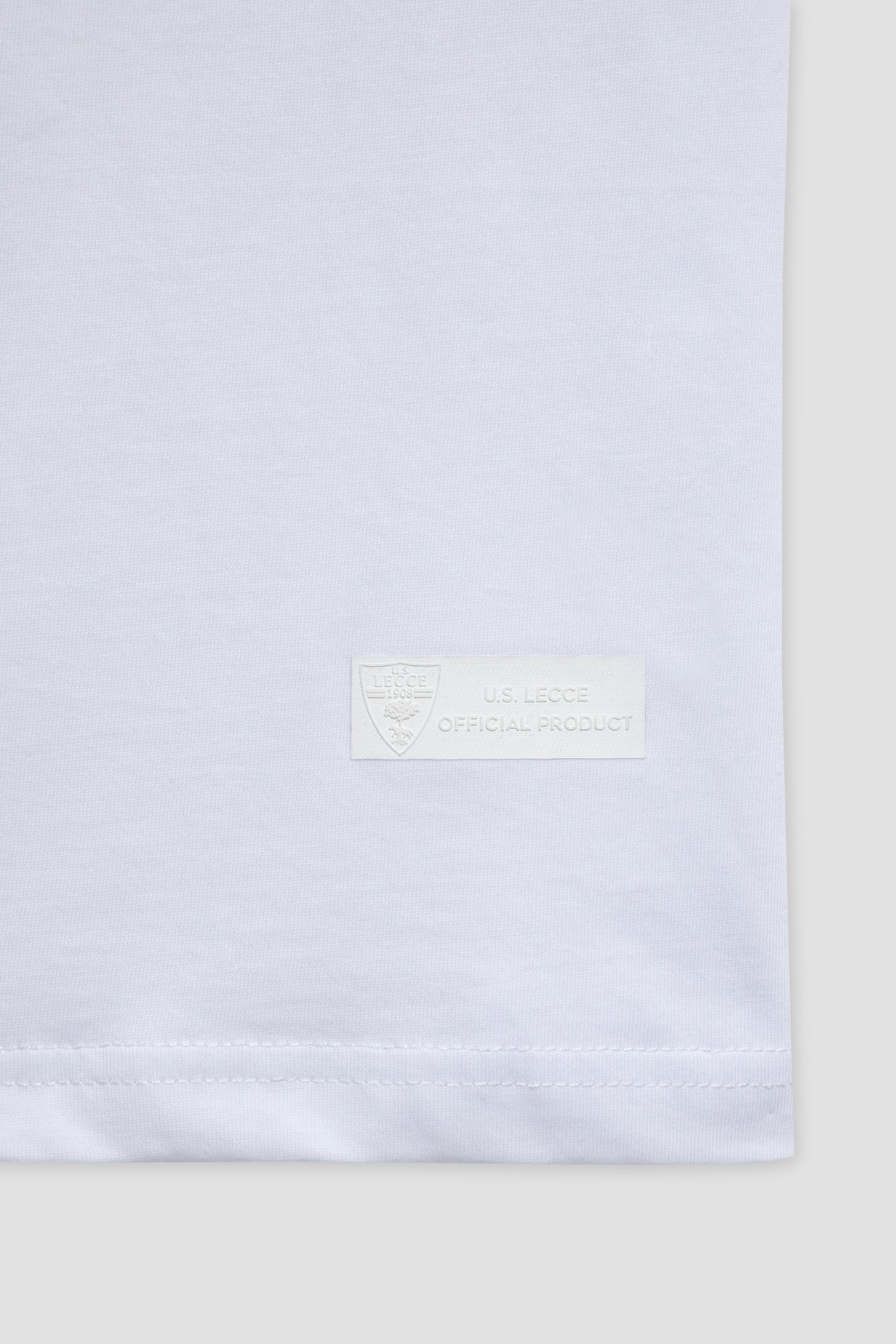 T-shirt college bianca/blu navy