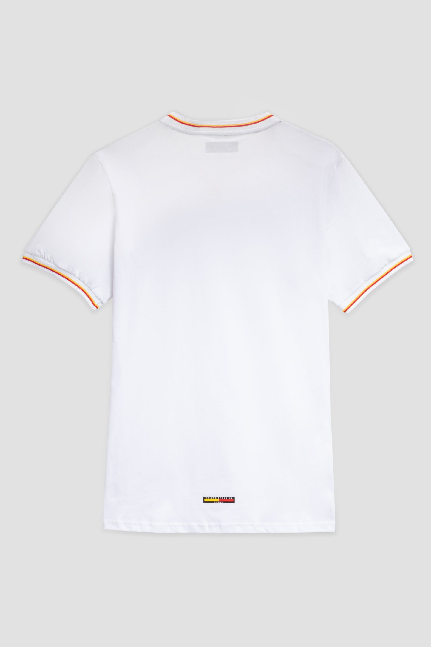 T-shirt bianca con scollo a V