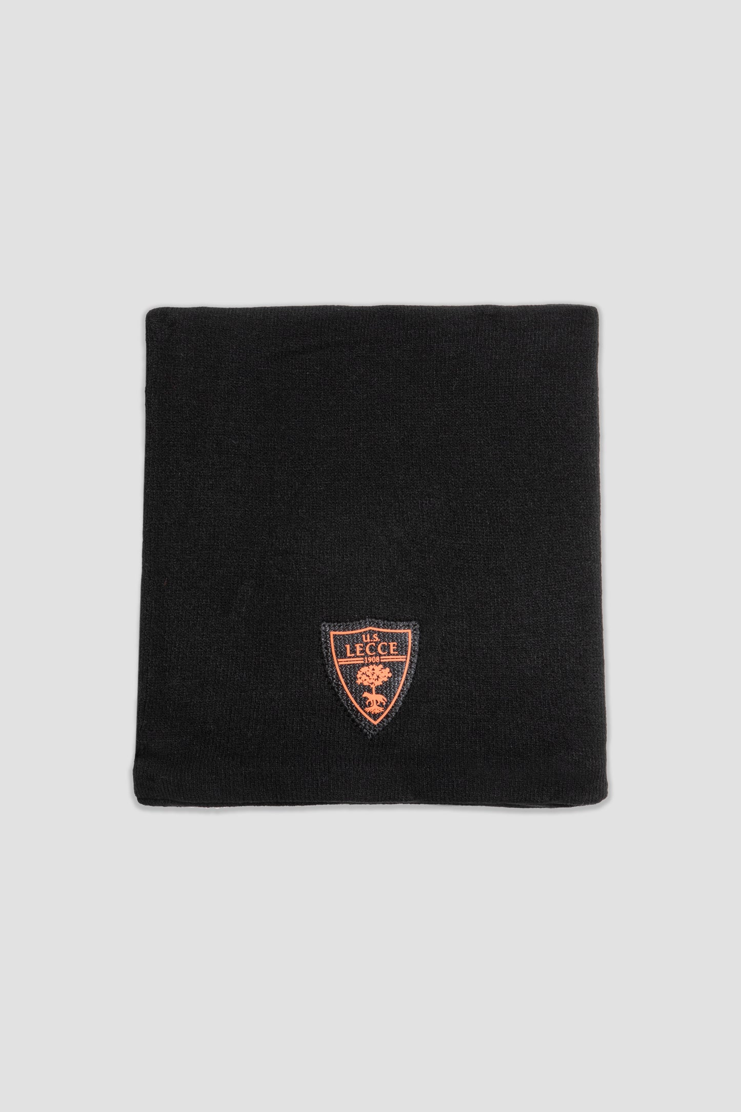 Scaldacollo nero con logo