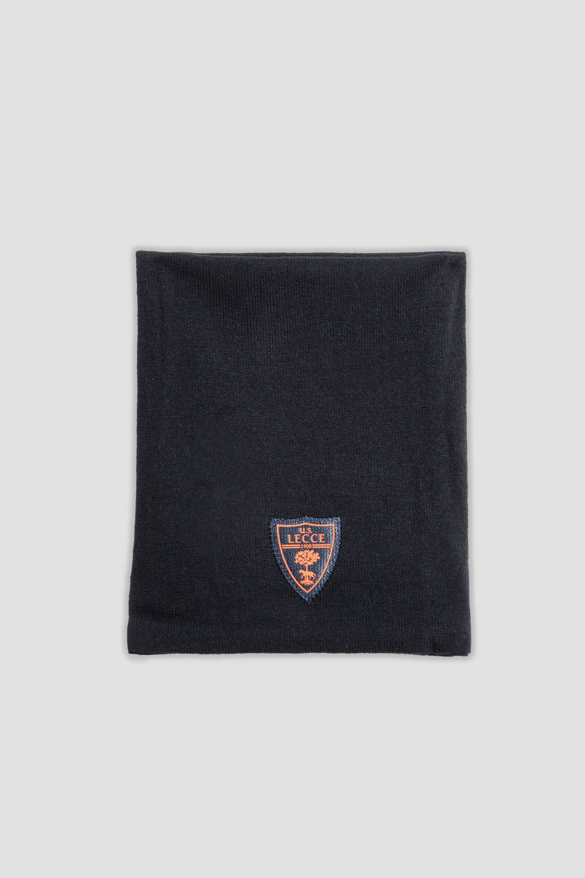 Scaldacollo blu navy con logo