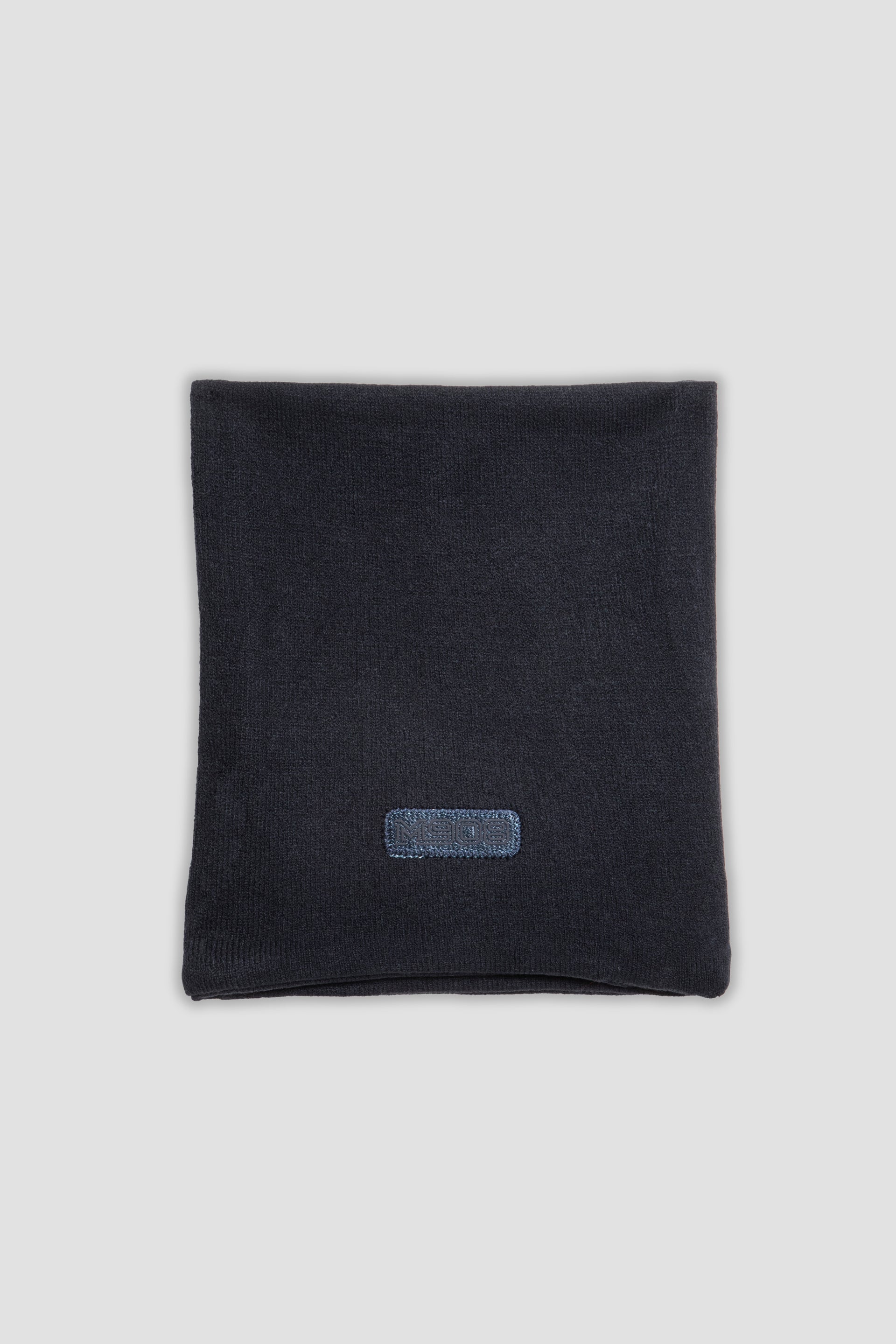 Scaldacollo blu navy con logo