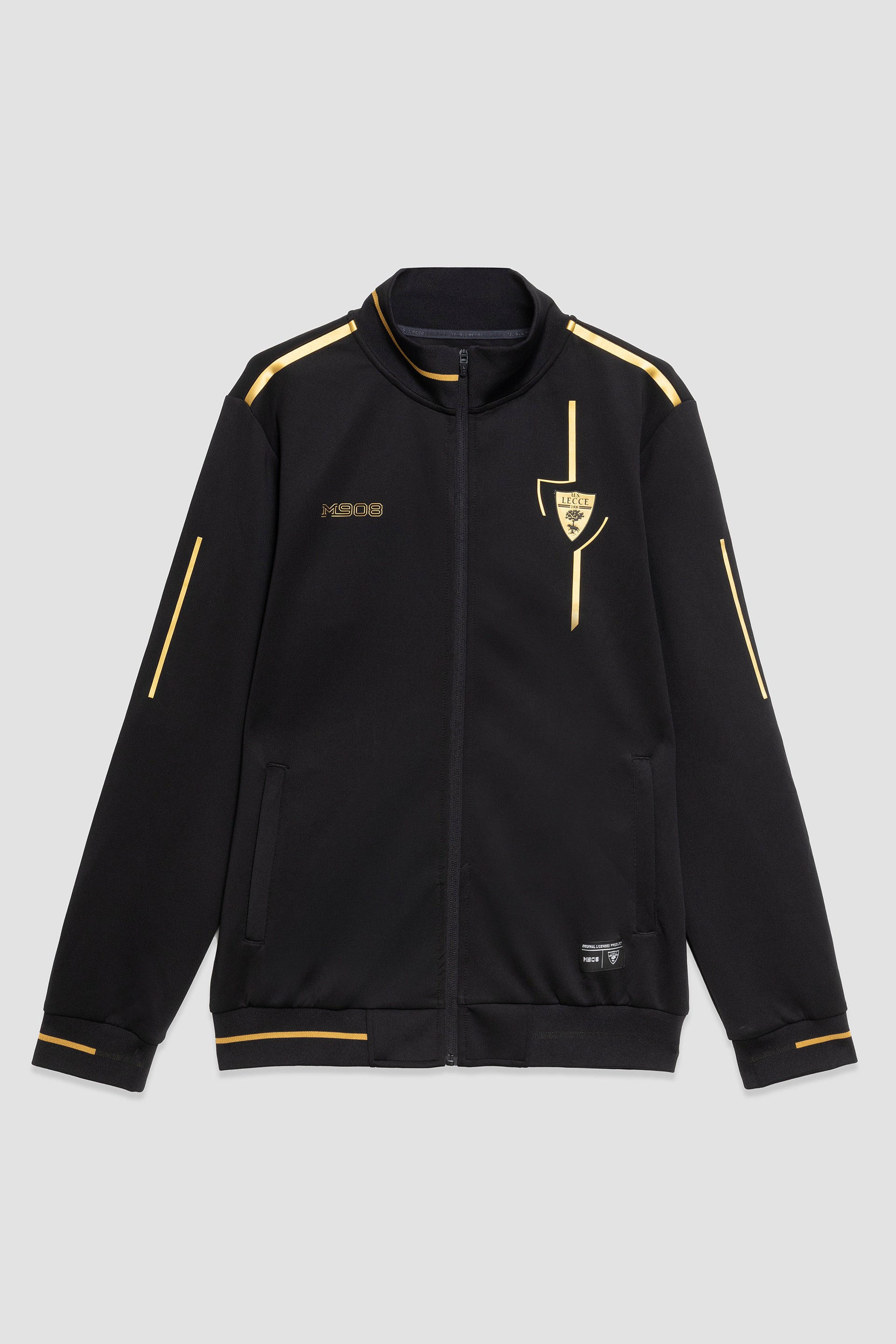 Felpa Pre-Match nera e oro