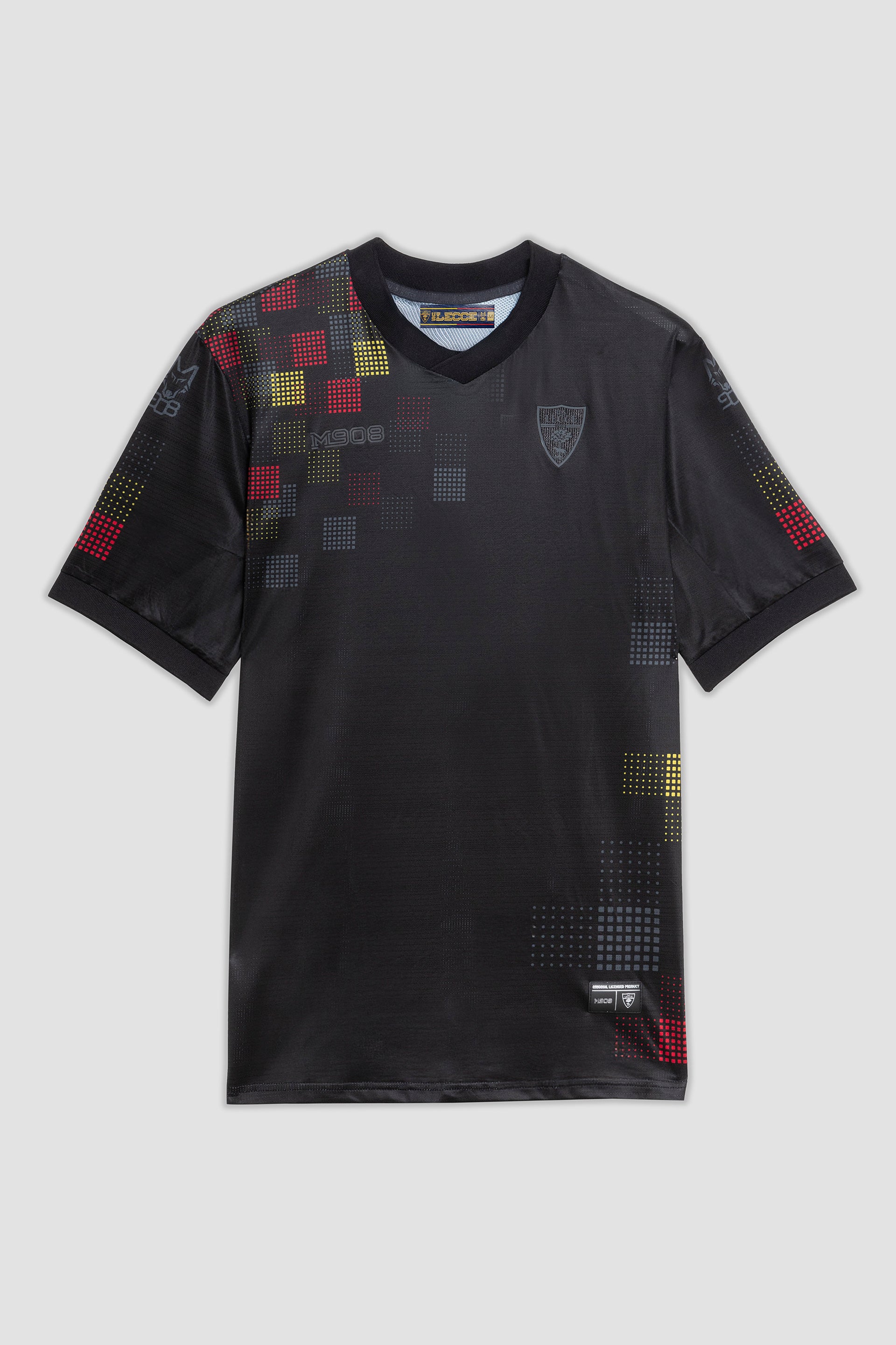 T-shirt Pre-Match nera con motivo geometrico