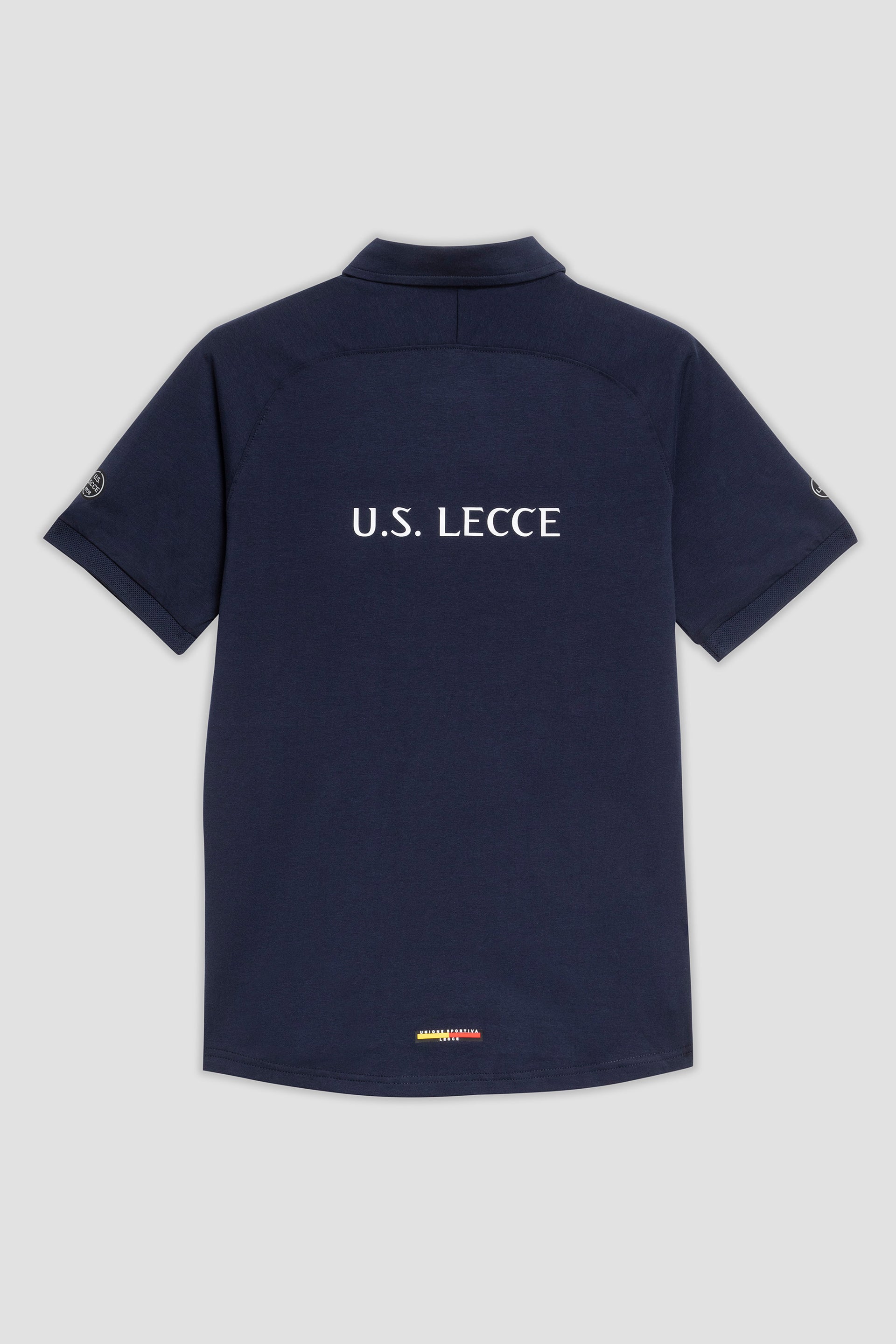 Navy blue cotton club polo