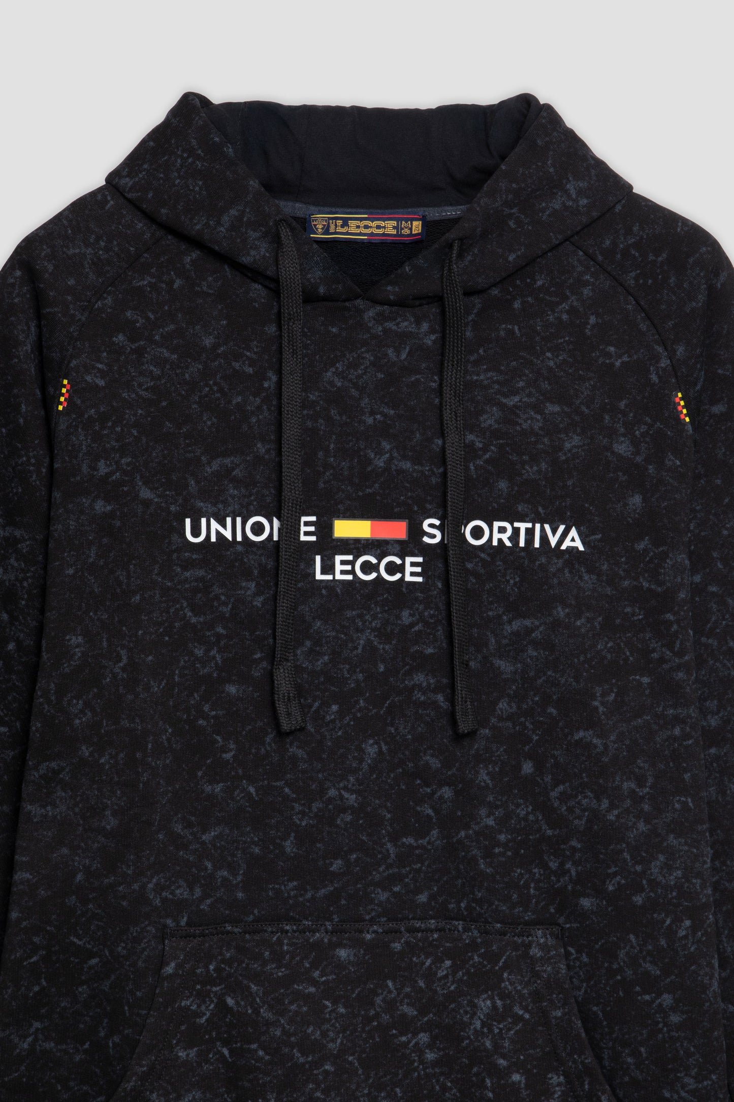 Black melange club hoodie