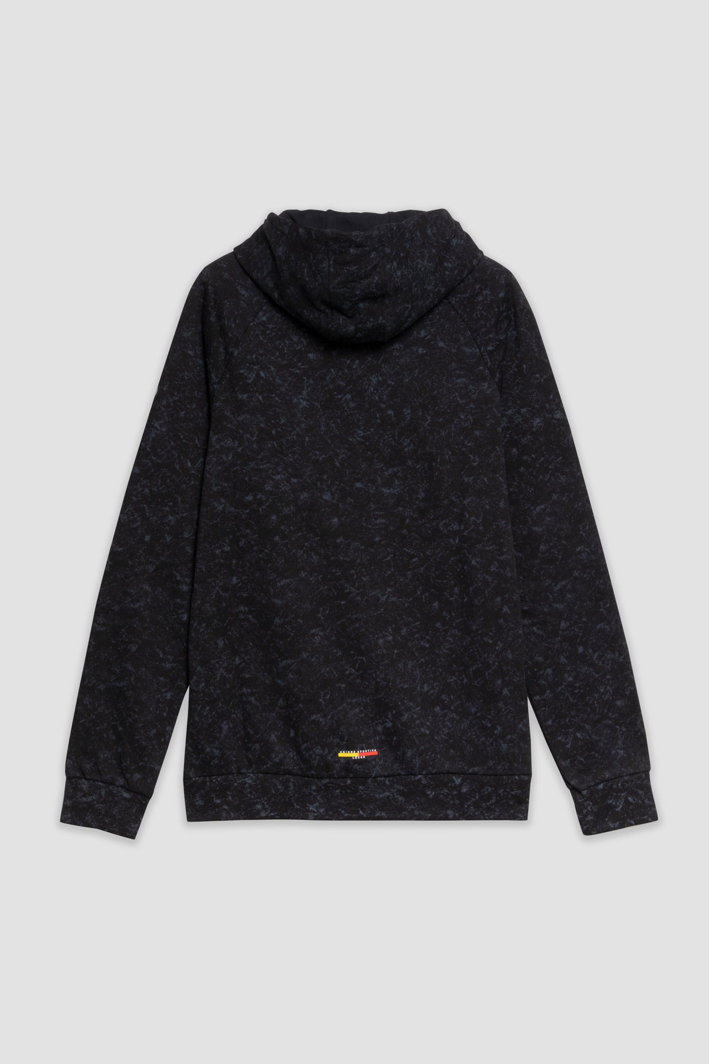 Black melange club hoodie