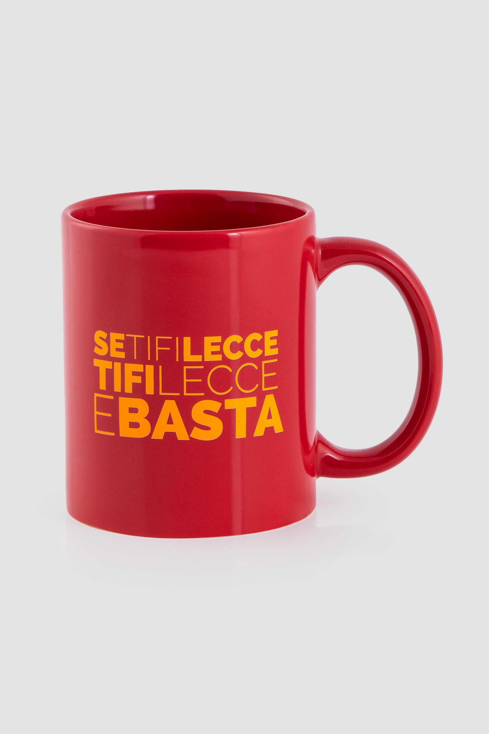 Tazza rossa "Tifi Lecce e basta"