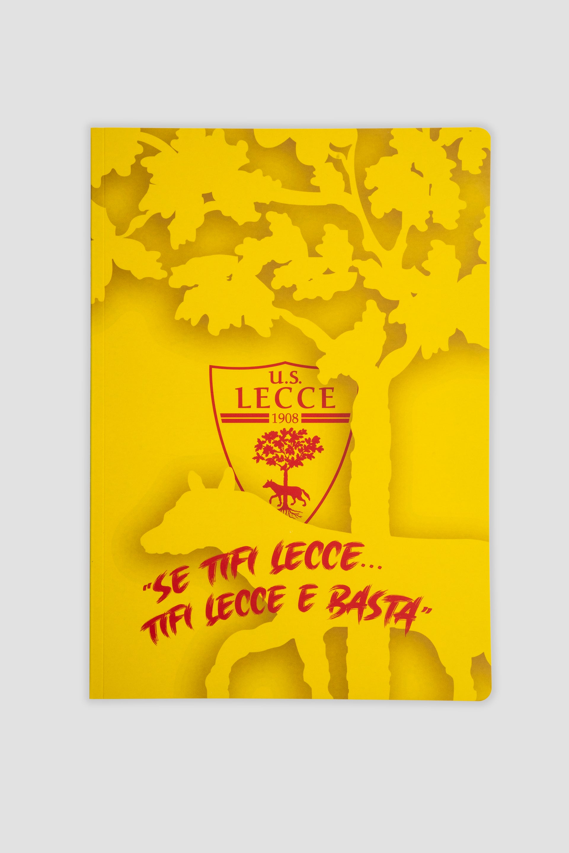 Yellow notebook "Tifi Lecce e basta"