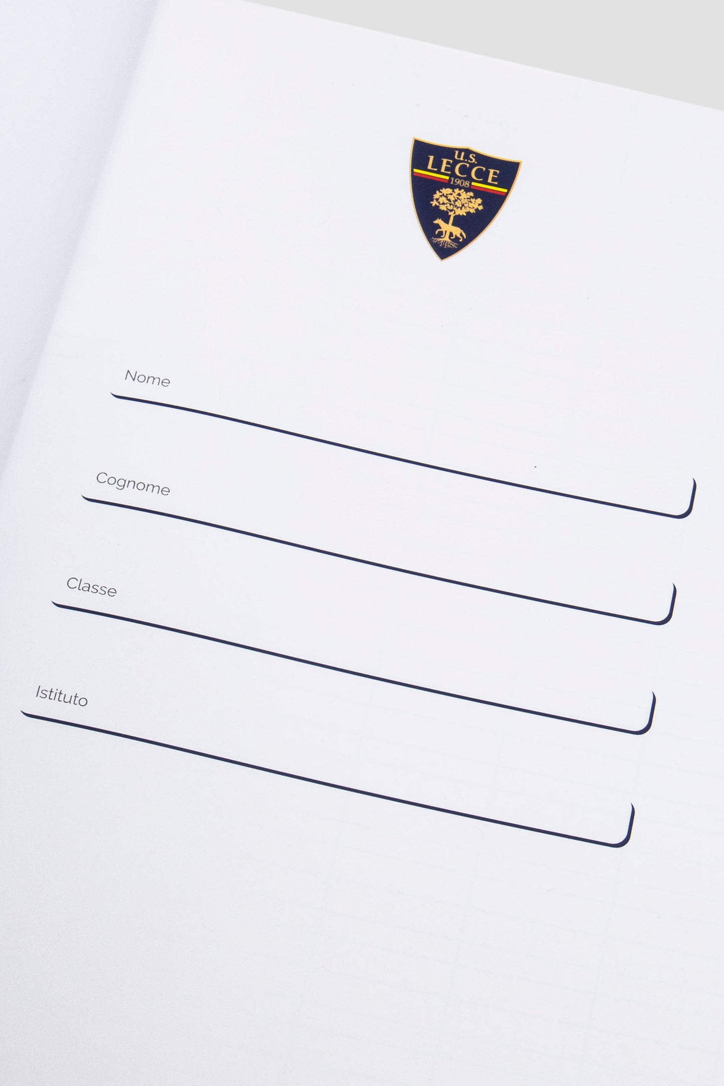 Yellow notebook "Tifi Lecce e basta"